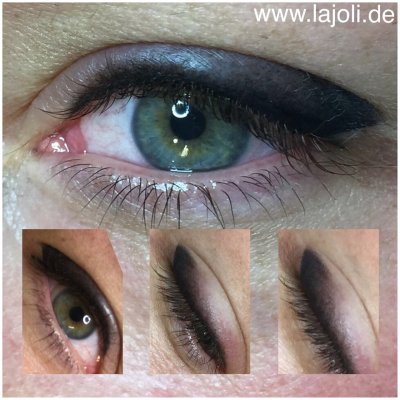 Lidstrich Permanent Make Up Bilder 108 - LAJOLI Hamburg -  Wimpernkranzverdichtung / eyeliner